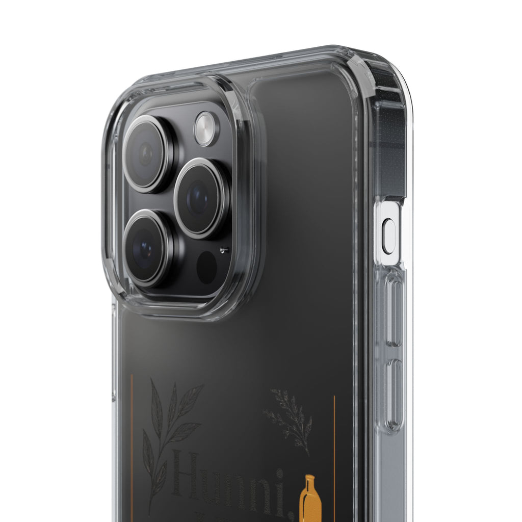 Clear Phone Case — "Hunni, I Be Talking To God" Floral Prayer Design