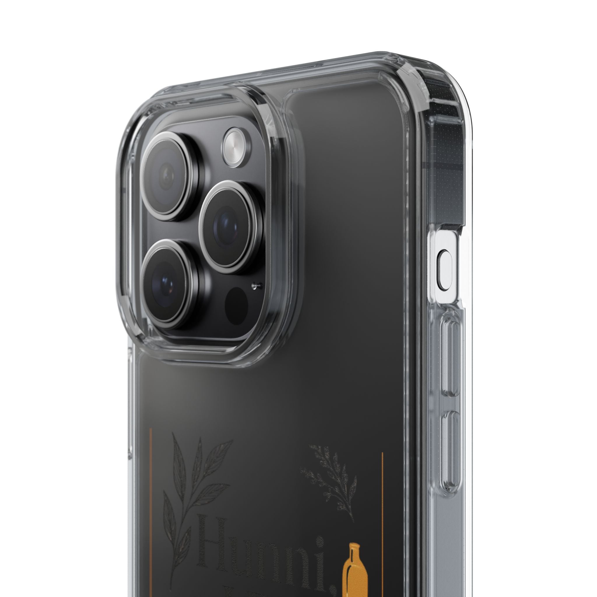 Clear Phone Case — "Hunni, I Be Talking To God" Floral Prayer Design
