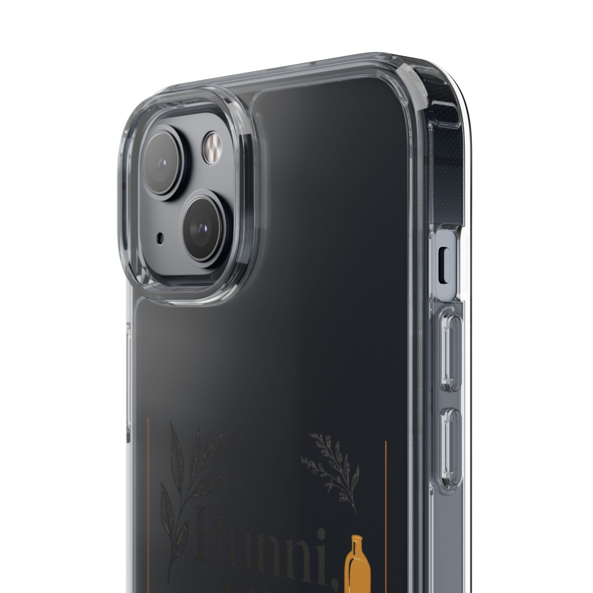 Clear Phone Case — "Hunni, I Be Talking To God" Floral Prayer Design