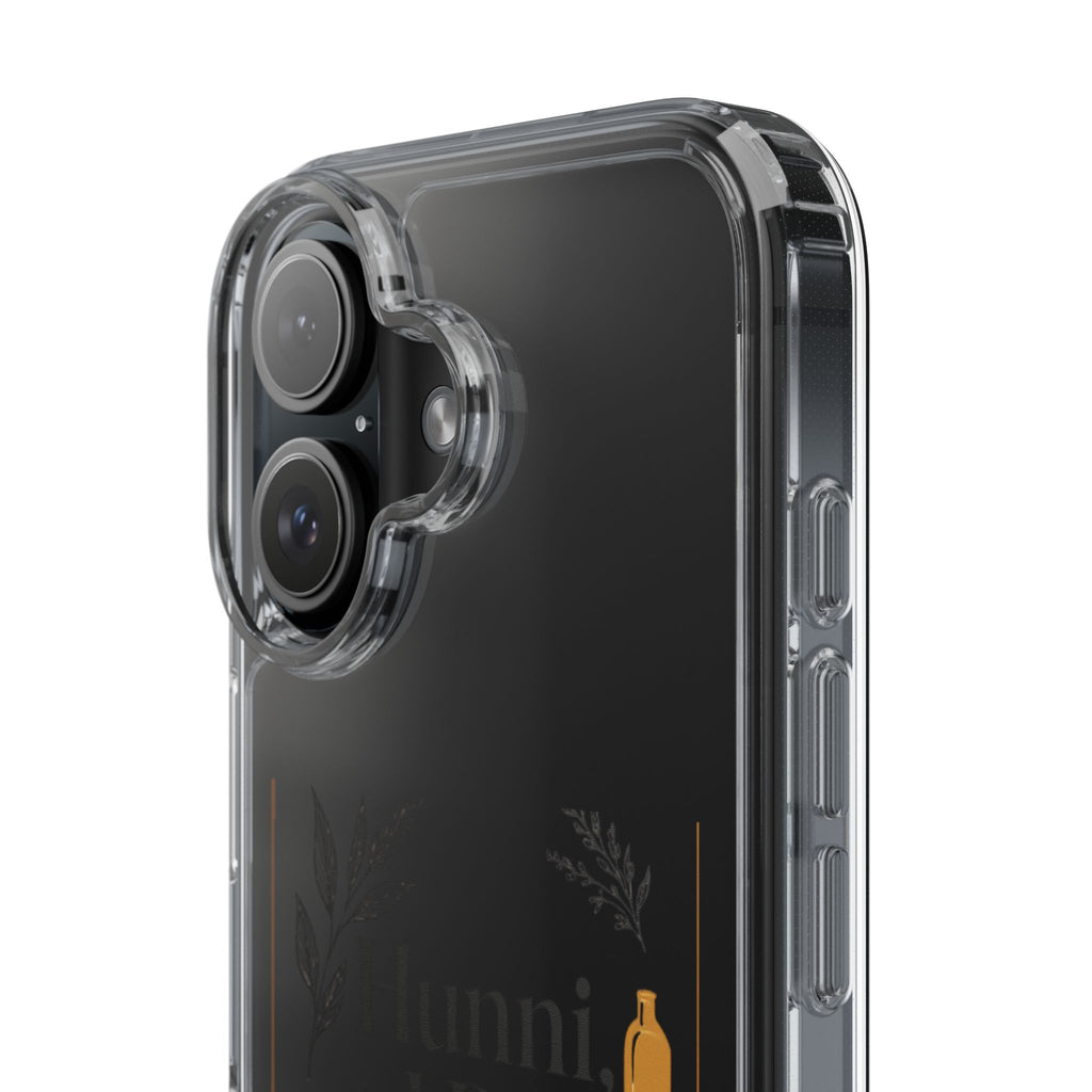 Clear Phone Case — "Hunni, I Be Talking To God" Floral Prayer Design