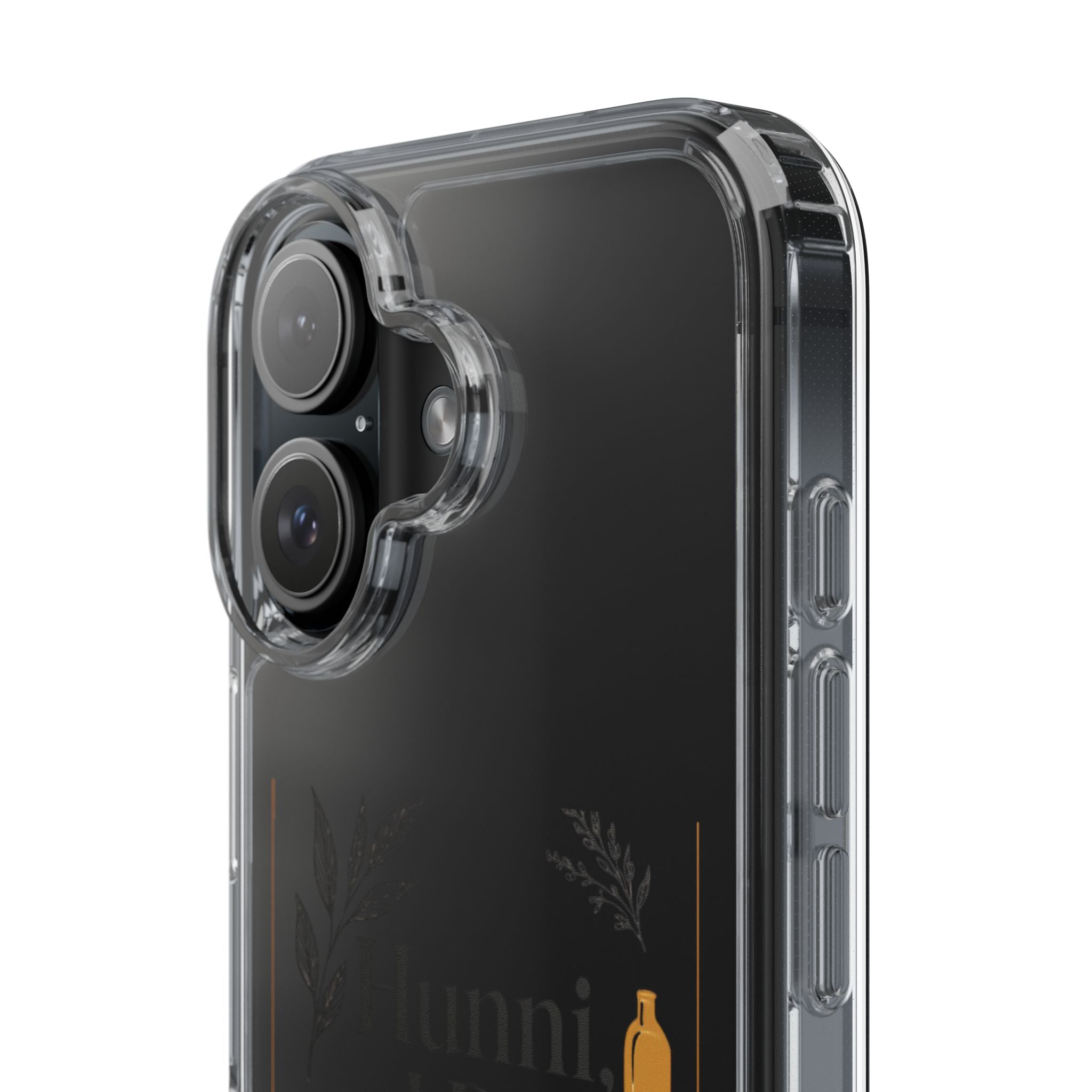 Clear Phone Case — "Hunni, I Be Talking To God" Floral Prayer Design