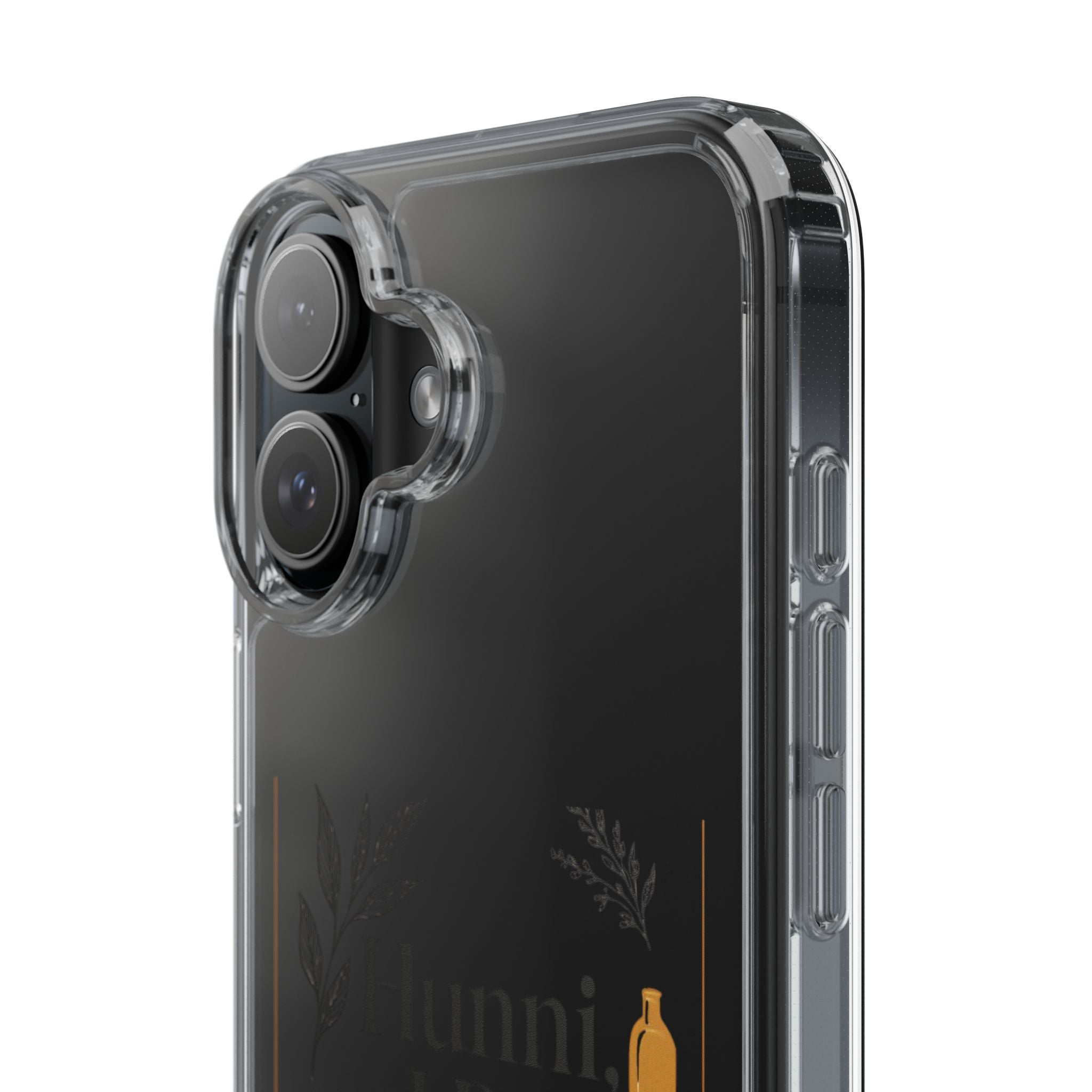 Clear Phone Case — "Hunni, I Be Talking To God" Floral Prayer Design