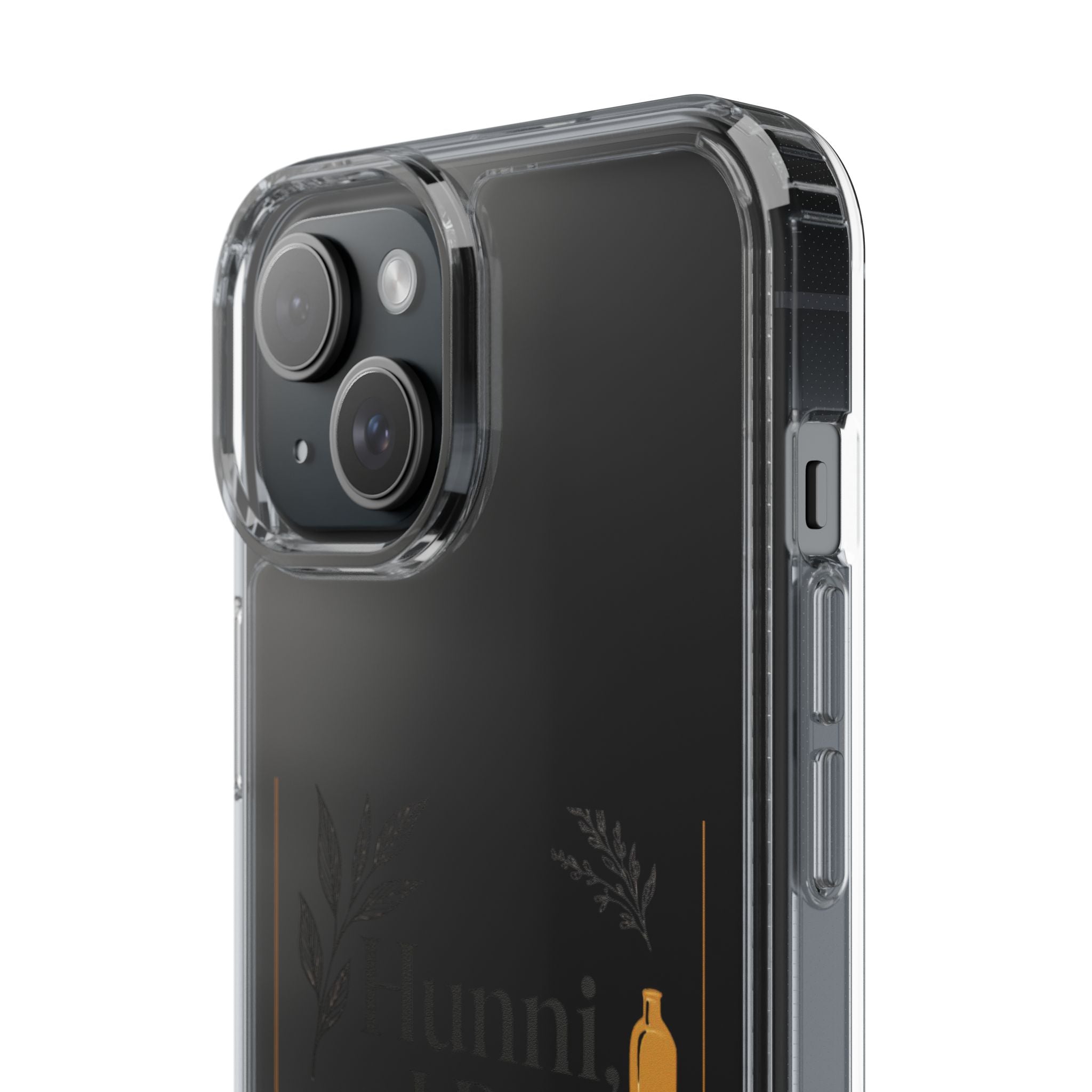 Clear Phone Case — "Hunni, I Be Talking To God" Floral Prayer Design