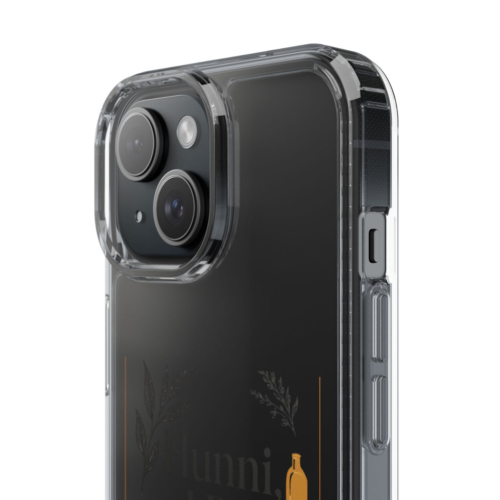 Clear Phone Case — "Hunni, I Be Talking To God" Floral Prayer Design