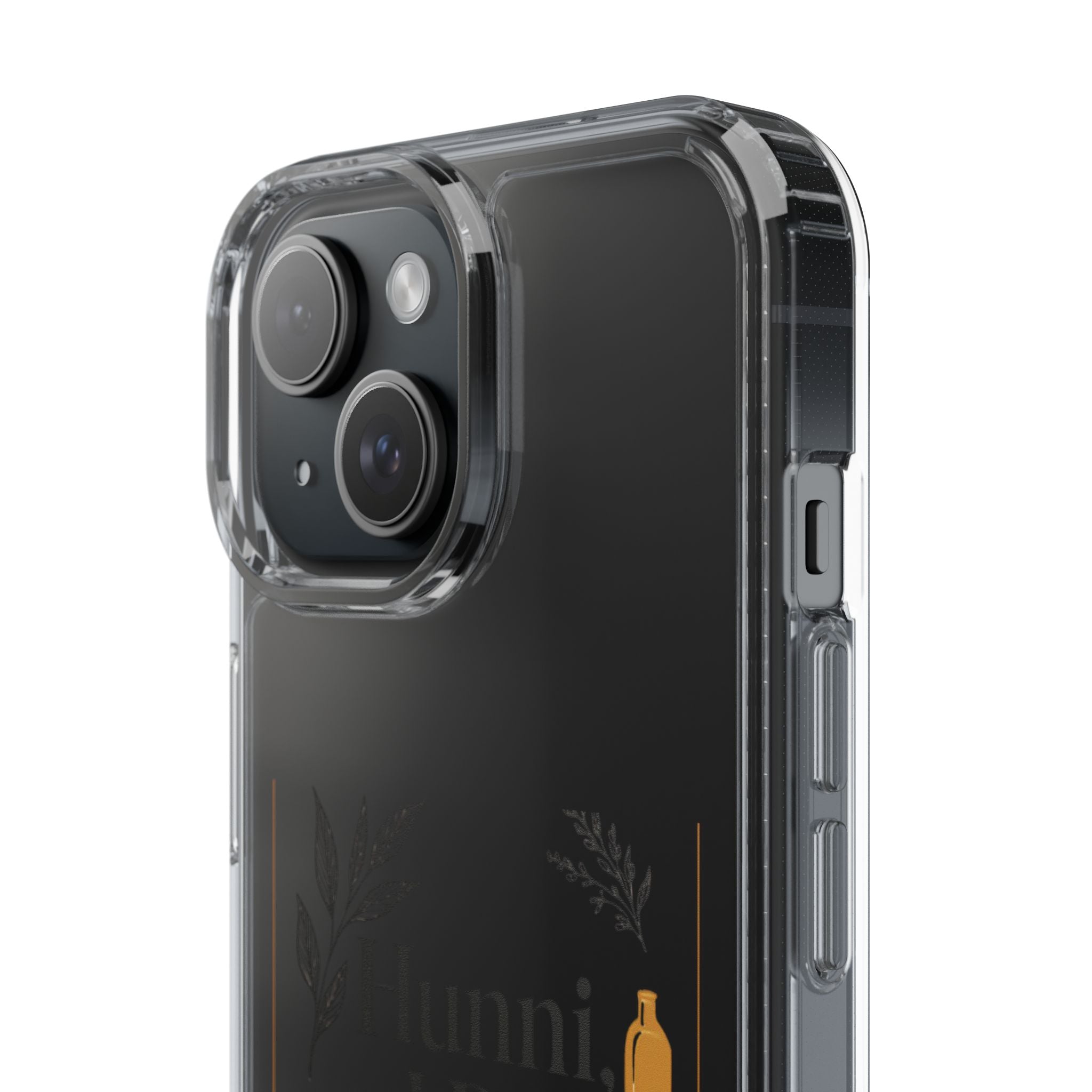 Clear Phone Case — "Hunni, I Be Talking To God" Floral Prayer Design
