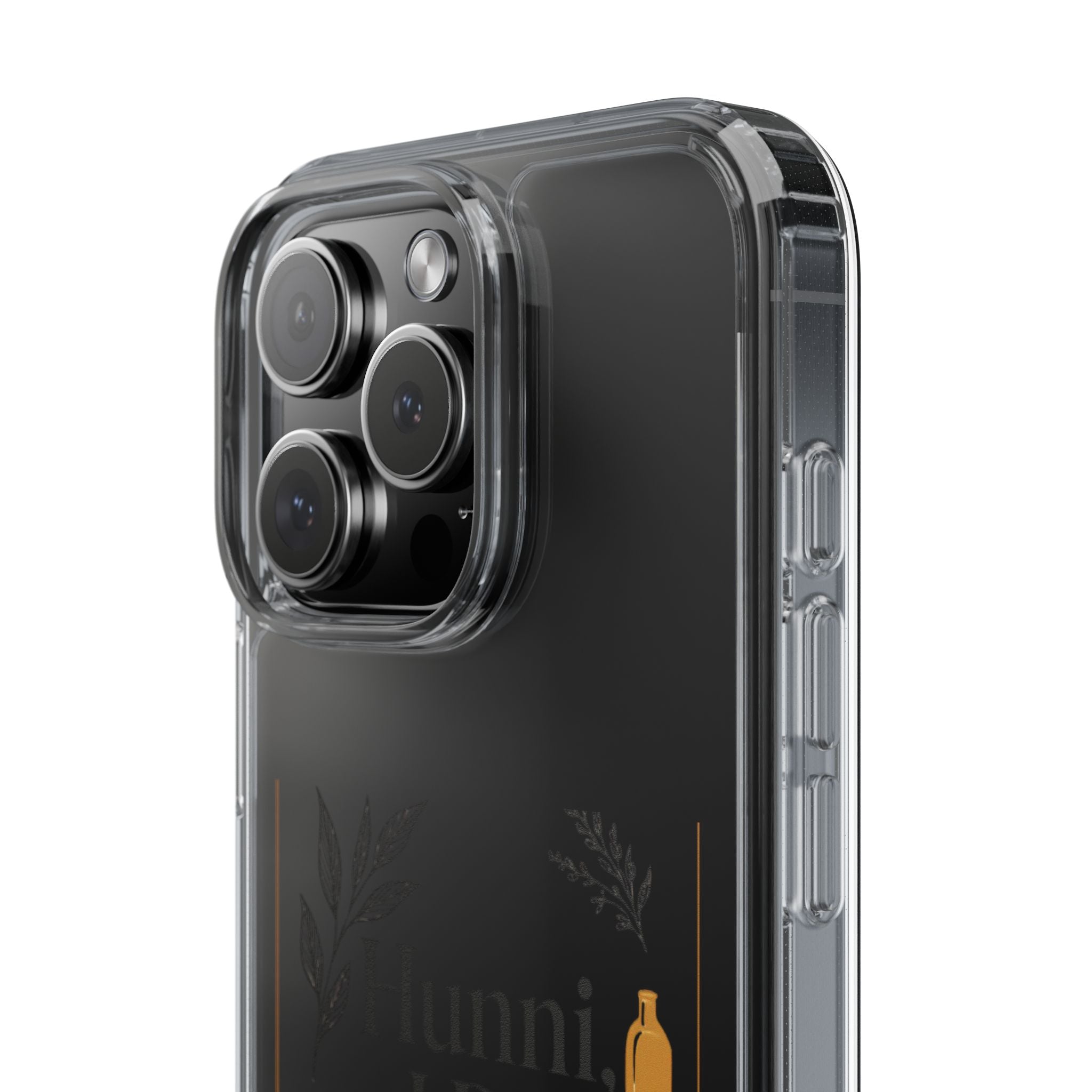 Clear Phone Case — "Hunni, I Be Talking To God" Floral Prayer Design
